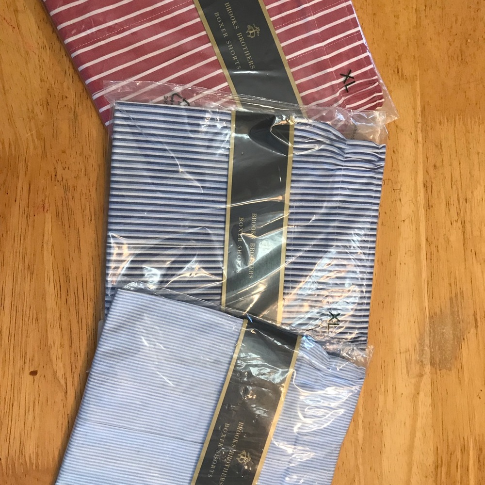 Brooks Brothers boxers shorts.